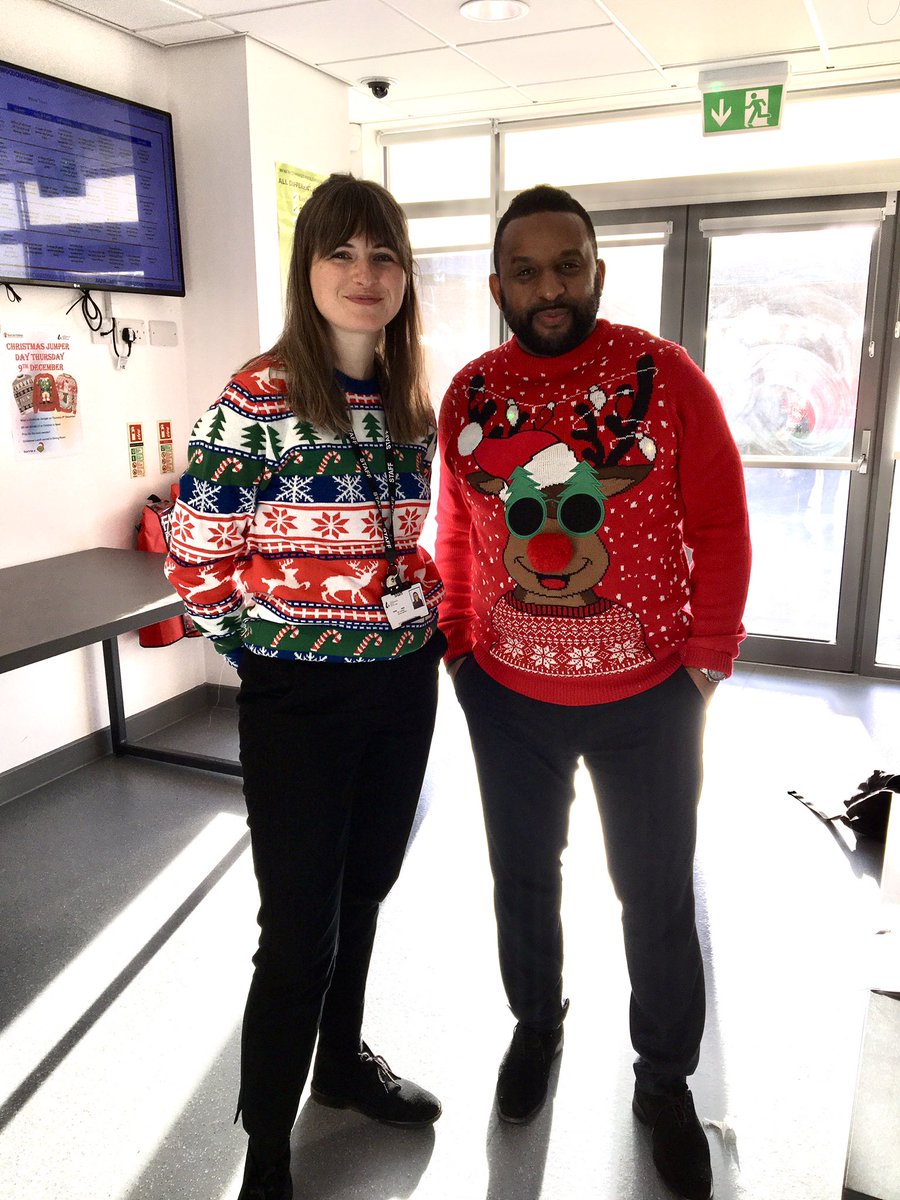 Christmas Jumper Day at Aspire today