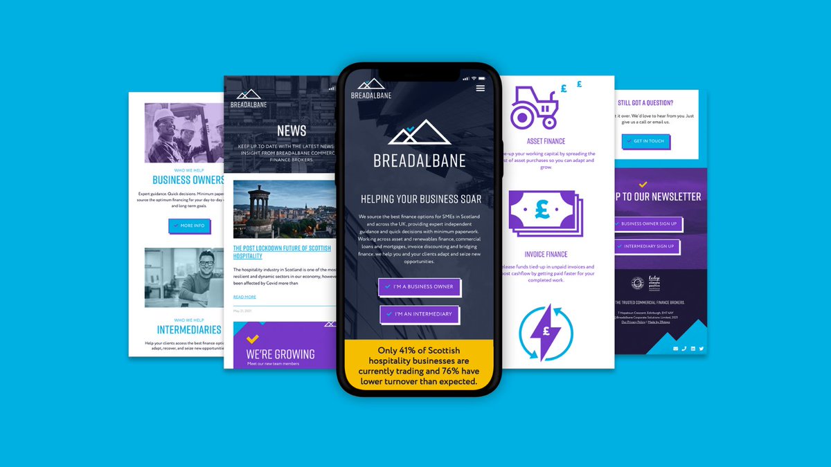 It’s been a busy year for Team39. We’re so lucky to have such a wonderful bunch of clients...we’d like to thank <a href="/BreadalbaneFin/">Breadalbane Finance</a> for working with us on your rebranding project, website and ongoing marketing campaigns. #breadalbane #webdesign #branding #marketing #39steps