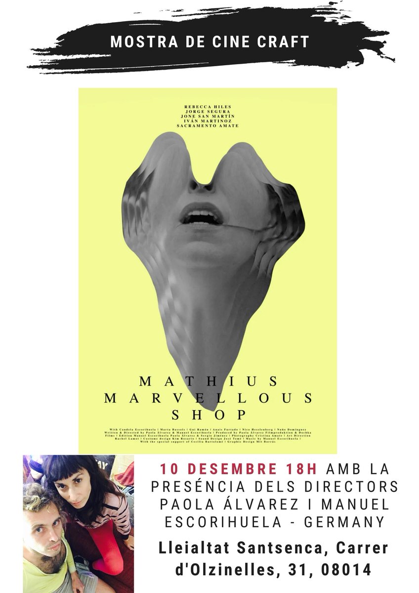 CFFBCN's tweet photo. Después de su recorrido en festivales @RizomaFestival @fcmpnr A las 18h te pegarás un viaje experimental con #MathiusMarvelousShop del duo cósmico @Paola_AlvPereg &amp; Manuel Escorihuela.Nos vemos en la @Lleialtat https://t.co/lGkWRf52Vj #cffbcn https://t.co/OnCFhGLJx8