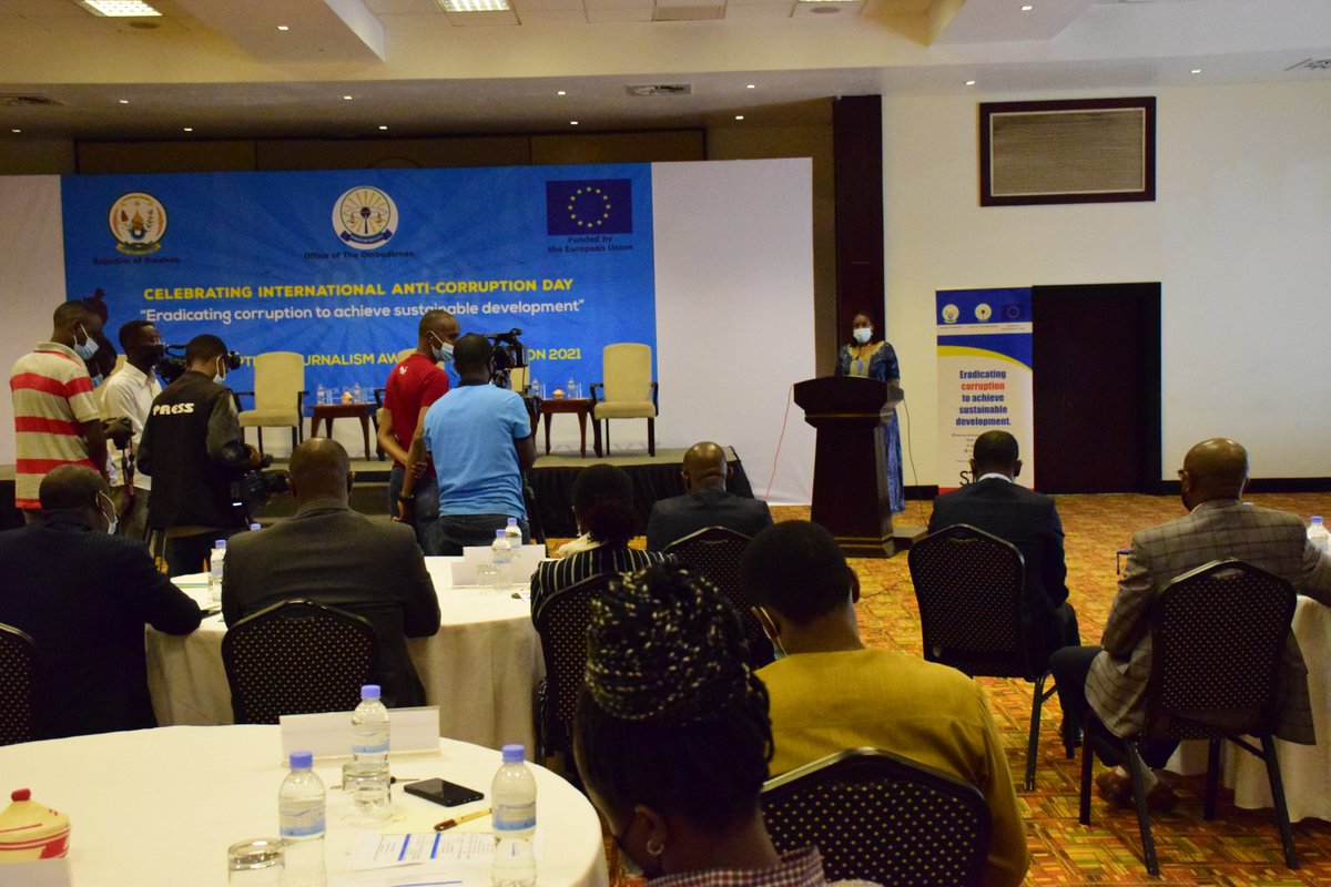 Today is the #InternationalAntiCorruptionDay 2021. Rwanda joins the rest of the world to celebrate this day. Hon.<a href="/NirereMadeleine/">Nirere Madeleine</a> the Chief Ombudsman congratulates everyone who plays his/her role in fighting corruption. #ZeroTorelance to #CORRUPTION in #Rwanda 
<a href="/RwandaOmbudsman/">Office of Ombudsman of Rwanda/Urwego rw'Umuvunyi</a>