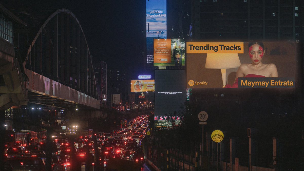 𝐝𝐢 𝐦𝐚𝐠𝐩𝐚𝐩𝐚𝐭𝐢𝐧𝐚𝐠 𝐬𝐚 𝐬𝐚𝐬𝐚𝐛𝐢𝐡𝐢𝐧 𝐧𝐠 𝐢𝐛𝐚 👑🔥

AMAKABOGERA! MAYMAY IS ON SPOTIFY'S TRENDING TRACKS BILLBOARD ALONG EDSA!

Thank you @spotify_ph @spotify 

Check-out the playlist ft. <a href="/maymayentrata07/">Maymay</a> here : spoti.fi/3jgVxZc