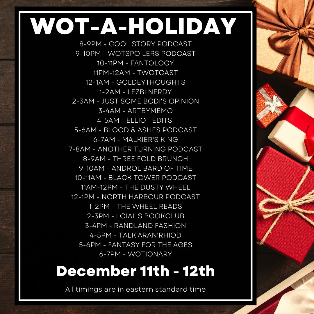 AndrolGenhald's tweet photo. Hey #TwitterOfTime it's time to get ready for this weekends #WotAHoliday a lot of awesome people will livestream to raise money for charity! I'm have a slot at 9AM EST so join in for some music βΊοΈ #TheWheelOfTime #WheelOfTime #BardOfTime https://t.co/sl6pgjuORb