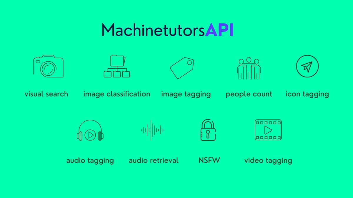 machinetutors's tweet image. MachinetutorsAPI delivers scalable artificial intelligence solutions at high speed. 
With Machinetutors&apos;image, text, video, and audio recognition API services, content analysis becomes simpler.@machinetutors #MTAPI #artificialintelligence #imagetagging #videotagging #visualsearch