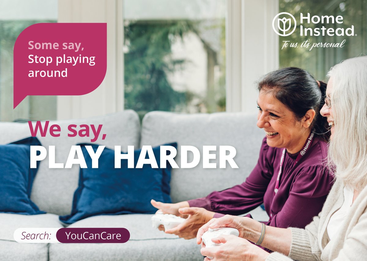 HomeInsteadCann's tweet photo. Are you a keen baker? Love a good gaming session? A dab hand at needlework? Whatever your hobby, you can bring it to a caring career at Home Instead. https://t.co/C46HSMurHv