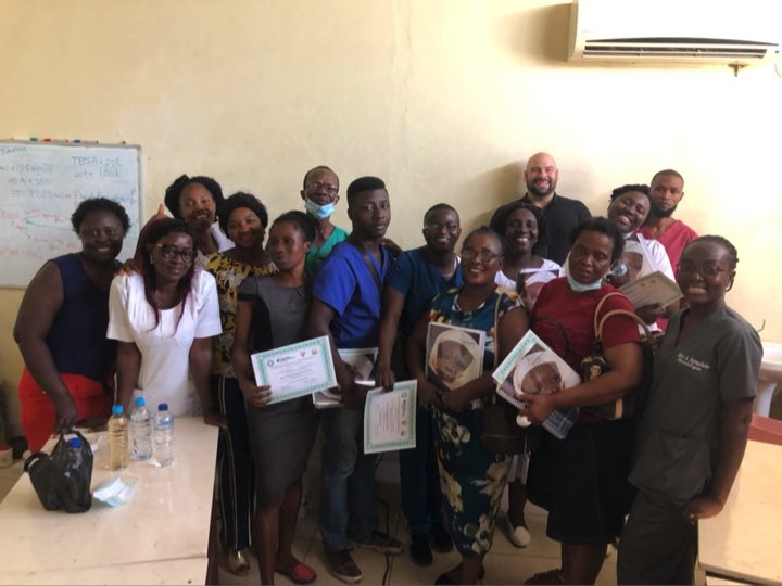 King's Sierra Leone Partnership (@kingsslp) on Twitter photo One of the ways we have been supporting is through training, these <a href="/ConnaughtSL/">Connaught Hospital</a> nurses have had 2 days teaching on burns care, including graft care, nutrition, pain management. Thanks to <a href="/GRM_Global/">Global Response Medicine</a> and <a href="/interburns/">Interburns</a> trainers with support from <a href="/ChoithramSL/">Choithram Memorial Hospital Sierra Leone</a> <a href="/choithramsuae/">Choithrams</a> One of the ways we have been supporting is through training, these <a href="/ConnaughtSL/">Connaught Hospital</a> nurses have had 2 days teaching on burns care, including graft care, nutrition, pain management. Thanks to <a href="/GRM_Global/">Global Response Medicine</a> and <a href="/interburns/">Interburns</a> trainers with support from <a href="/ChoithramSL/">Choithram Memorial Hospital Sierra Leone</a> <a href="/choithramsuae/">Choithrams</a>