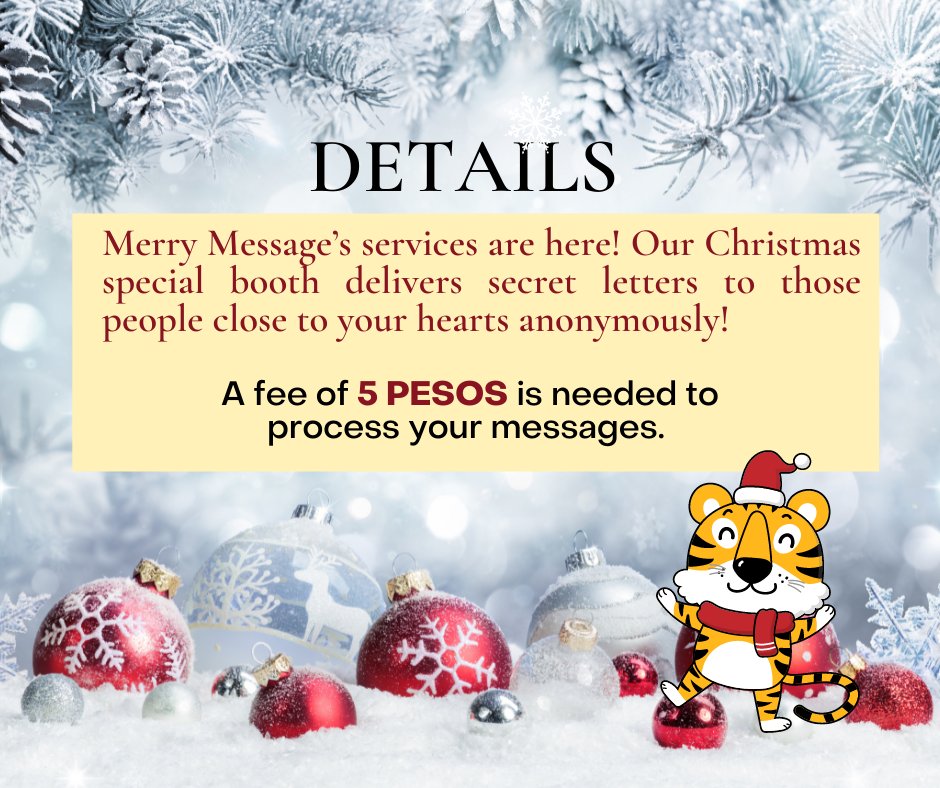 STEMBENTE's tweet photo. May gusto ka bang sabihin pero nahihiya? Ask someone to be your Paskuhan date? Want to make your friends&amp;fam happy?  

Look no further as 12STEM20's Merry Message services are here! Please read the details below.

Avail here: https://t.co/wWBNUoIIKx https://t.co/nd4N1AcLQw