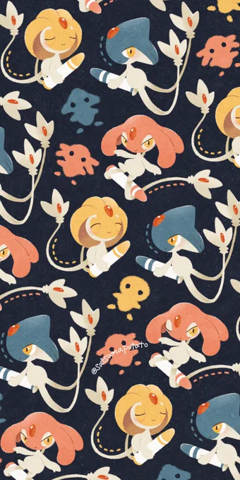 お絵描きUMAトリオ🖍️
尻尾のデザインがお揃いでかわいい 