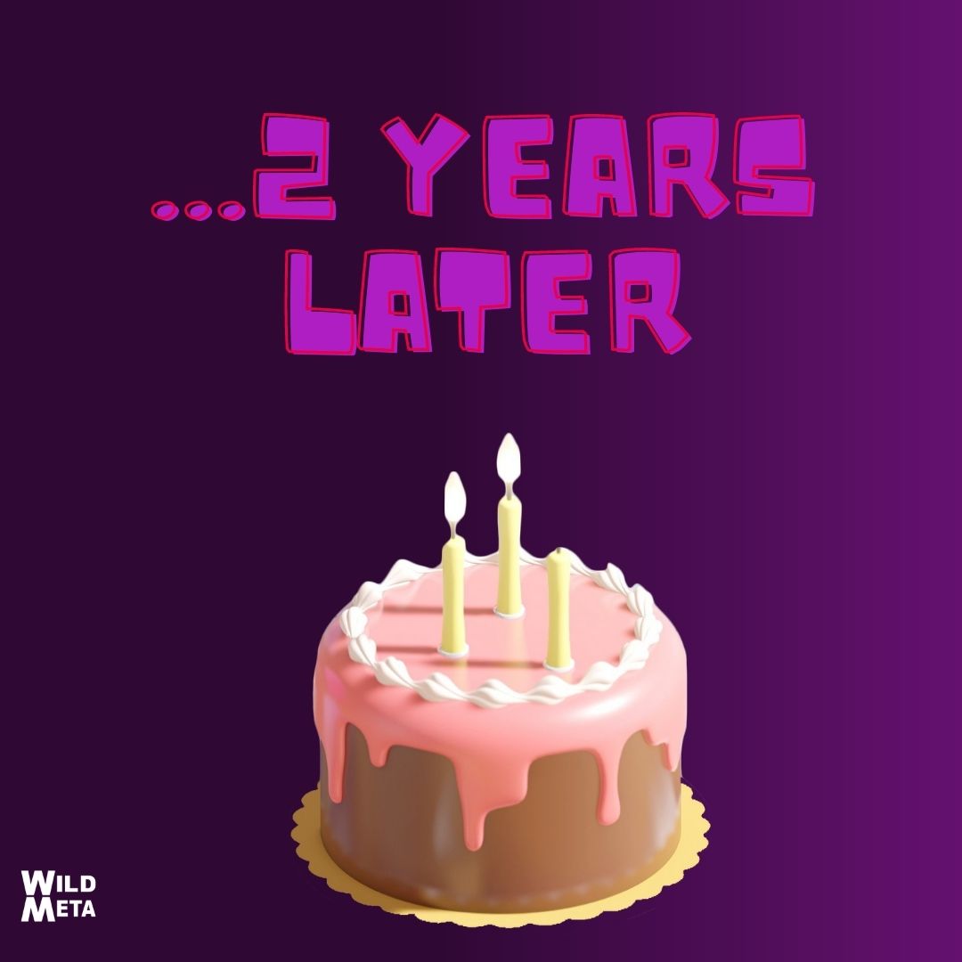 WildMeta_AI's tweet photo. We are turning 2 today!

🎉🥂 https://t.co/9MAe1XW0GI