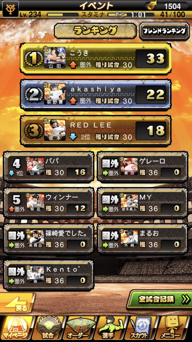 kooouoo's tweet photo. 上々の滑り出し(^^)v⚾️

#超熱いぜプロスピ https://t.co/mqFWJfQAJT