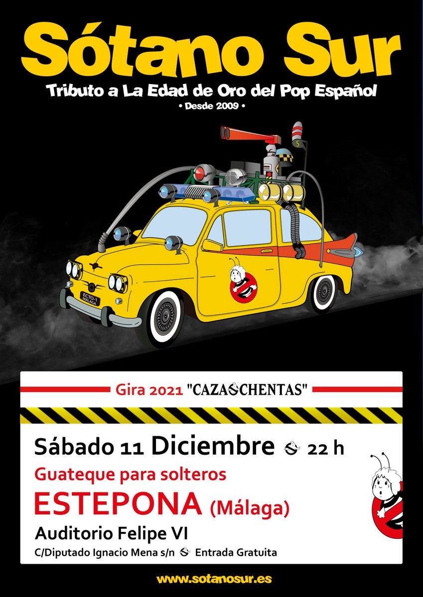 ¡¡¡ Próximo Sábado en el <a href="/EsteponaTaf/">TAF Estepona</a> !!!

Entrada libre y gratuita.

<a href="/SOTANOSUR/">SÓTANO SUR</a> 
#SótanoSur
#CazaOchentas