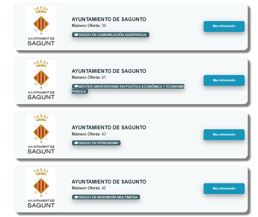 promoecosagunt's tweet photo. ¿Vives en Sagunto y estudias en la @UV_EG ? Estas prácticas @UVempren_  #ValorPúblic d'#innovaciópública en el ayuntamiento te interesan.
Más info: https://t.co/ZhfrnRHWQ6 https://t.co/RF8FOnEMWe
