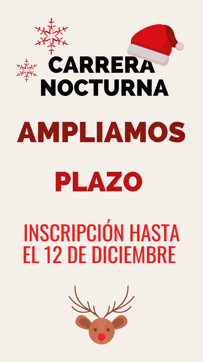 ConcejaliaDXTgr's tweet image. La Concejalía de Deportes del Ayuntamiento de Granada amplia hasta el día 12 de diciembre el plazo de inscripción para participar en la Carrera Nocturna.
📢@aytogr @PacoCuenca @huertas73 @mjvillagar @atletismoandalu
¡Síguenos para más! 
#Granada #granadaesdeporte