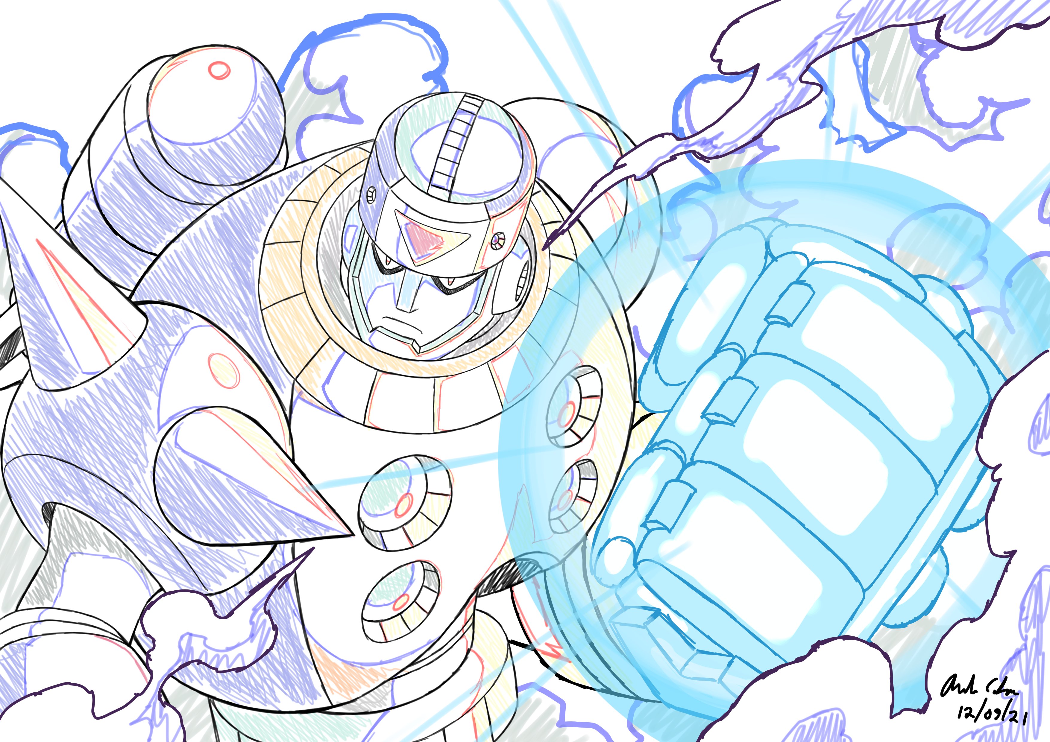 ロックマン8 セル画デューオ