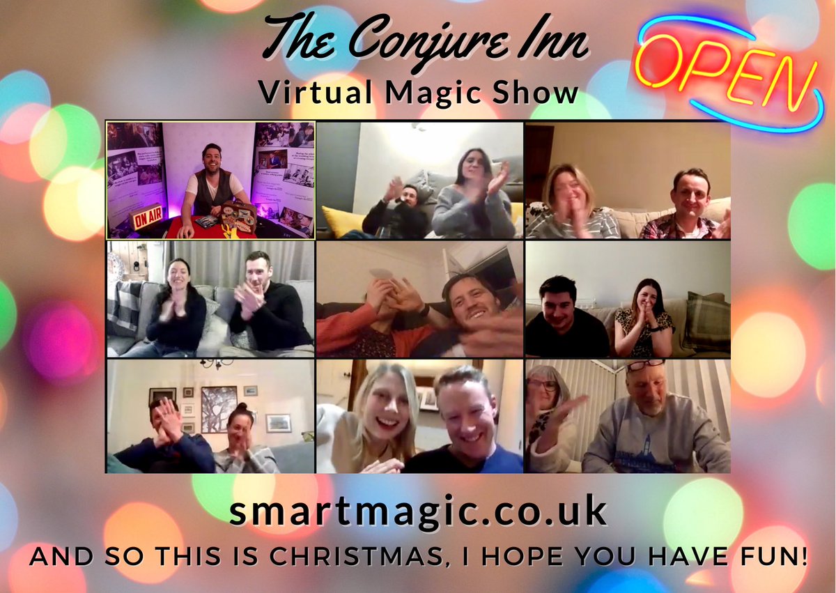 RussAppleby's tweet image. More comebacks than Jesus himself!
Zooms are here again…. Briefly. 

#VirtualMagic #VirtualMagician
#VirtualMagicShow
#ZoomMagic #VirtualMagicShows
#thingstodoinlockdown #Zoom
#LockdownEntertainment
#ZoomMagician #christmaszoom #christmasvirtual #virtualchristmas