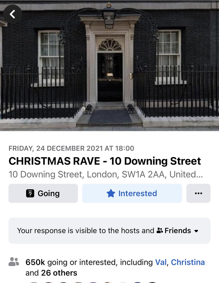KernowMaiden's tweet photo. YES SHÏTBOOK - I am INTERESTED in going along with 650,000 others 🥳🥳
#ChristmasParty #Number10 #WhatLockdown https://t.co/sWmToyvOnu https://t.co/yVIT4s0rcl