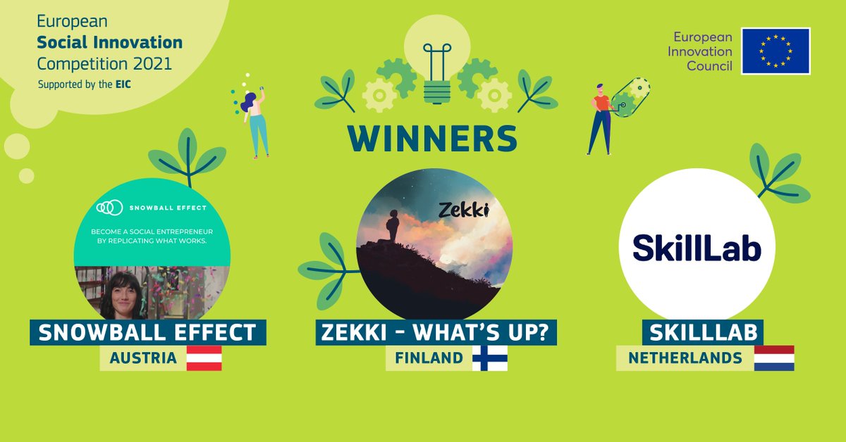 European Social Innovation Competition (@eusocialinnov) on Twitter photo ๐๐ฎ๐ซ๐จ๐ฉ๐๐๐ง ๐๐จ๐๐ข๐๐ฅ ๐๐ง๐ง๐จ๐ฏ๐๐ญ๐ข๐จ๐ง ๐๐จ๐ฆ๐ฉ๐๐ญ๐ข๐ญ๐ข๐จ๐ง: ๐๐ก๐ ๐ซ๐๐ฌ๐ฎ๐ฅ๐ญ๐ฌ ๐๐ซ๐ ๐ข๐ง!
After months of anticipation, the <a href="/EU_Commission/">European Commission</a>, the <a href="/EUeic/">European Innovation Council</a> and <a href="/EU_EISMEA/">EISMEA</a> are pleased to announce the winners of this yearโs Competition.
โก๏ธeusic.challenges.org/announcement/eโฆ ๐๐ฎ๐ซ๐จ๐ฉ๐๐๐ง ๐๐จ๐๐ข๐๐ฅ ๐๐ง๐ง๐จ๐ฏ๐๐ญ๐ข๐จ๐ง ๐๐จ๐ฆ๐ฉ๐๐ญ๐ข๐ญ๐ข๐จ๐ง: ๐๐ก๐ ๐ซ๐๐ฌ๐ฎ๐ฅ๐ญ๐ฌ ๐๐ซ๐ ๐ข๐ง!
After months of anticipation, the <a href="/EU_Commission/">European Commission</a>, the <a href="/EUeic/">European Innovation Council</a> and <a href="/EU_EISMEA/">EISMEA</a> are pleased to announce the winners of this yearโs Competition.
โก๏ธeusic.challenges.org/announcement/eโฆ