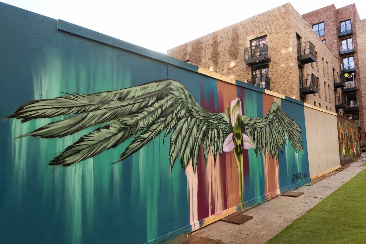 ForLiving_Homes's tweet photo. We hope you’re loving our courtyard artwork as much as we are! Now it’s time to show it off to the world! Residents have until 17th December to come and take their selfie in front of it to be in with a chance of winning a print from the amazing @Faunagraphic! https://t.co/bdAXtspp1o