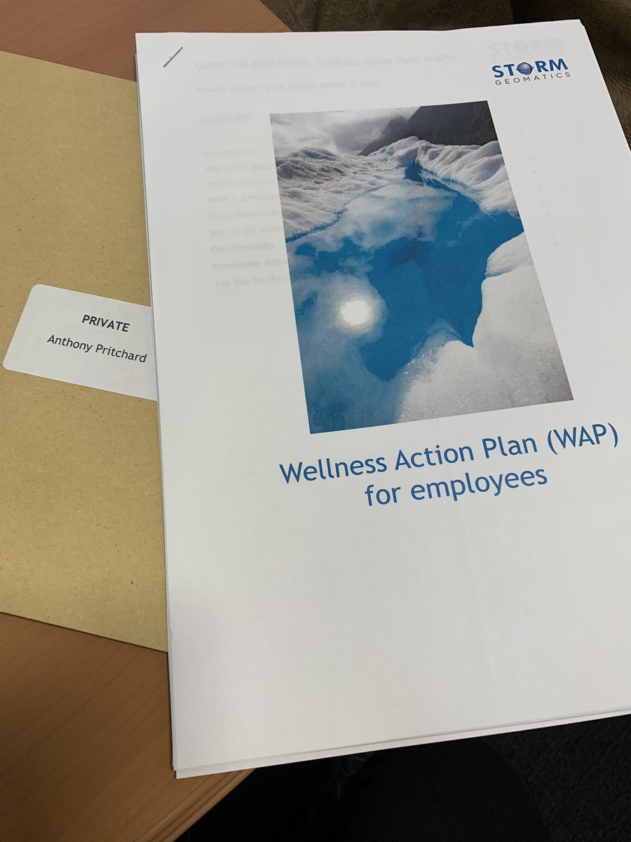 AntPritchard_SG's tweet photo. This week sees us implementing our Wellness Action Plan for everyone at https://t.co/r1KAPeyI5Z 🙏 to @BrittHounslowSG who recently completed various mental health &amp; wellness training for pulling this all together. Looking forward to making  positive &amp; proactive changes for all. https://t.co/4d90eeUNyO