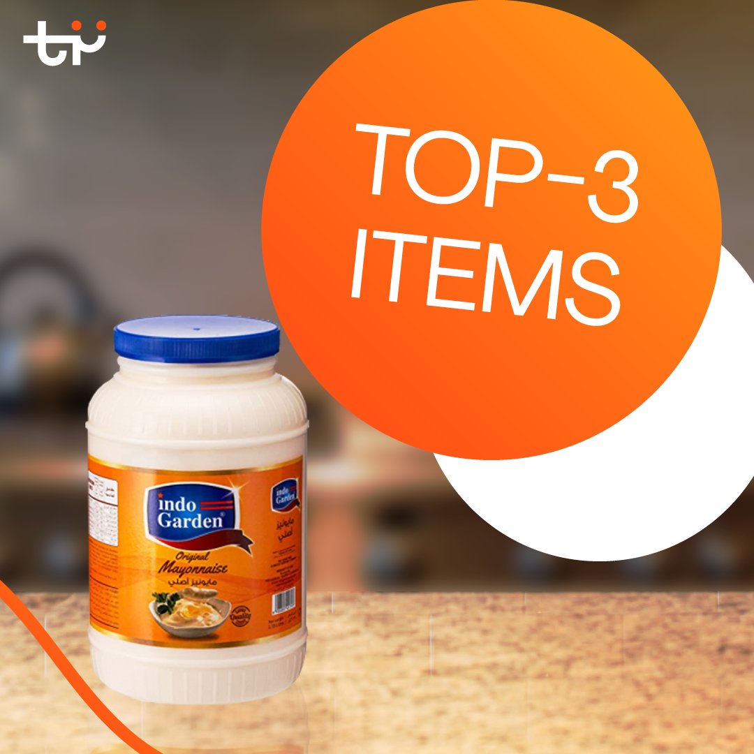 We’re delighted to present you our weekly selection of TOP-3 items:
🔥 Mayonnaise, Indo Garden, 4 PACKS x 3.79 L - just AED 14.2/pack
🔥 Chia Seed, Datar, 1 PACK x 1 KG - just AED 16.35/kg
🔥 Al Baker, All Purpose Flour, 10kg - just AED 3.2/kg