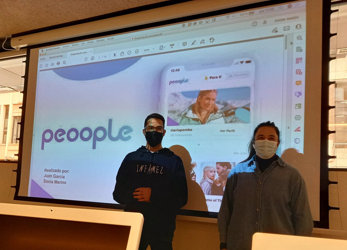 klkagencia's tweet photo. Hoy los tripulantes @Juangz98  y @SoniaMerinoD  nos han hablado de @peoople .Muy bien chicos.#MarketingDigital #tripulacionklk https://t.co/nTEDsYRqRC