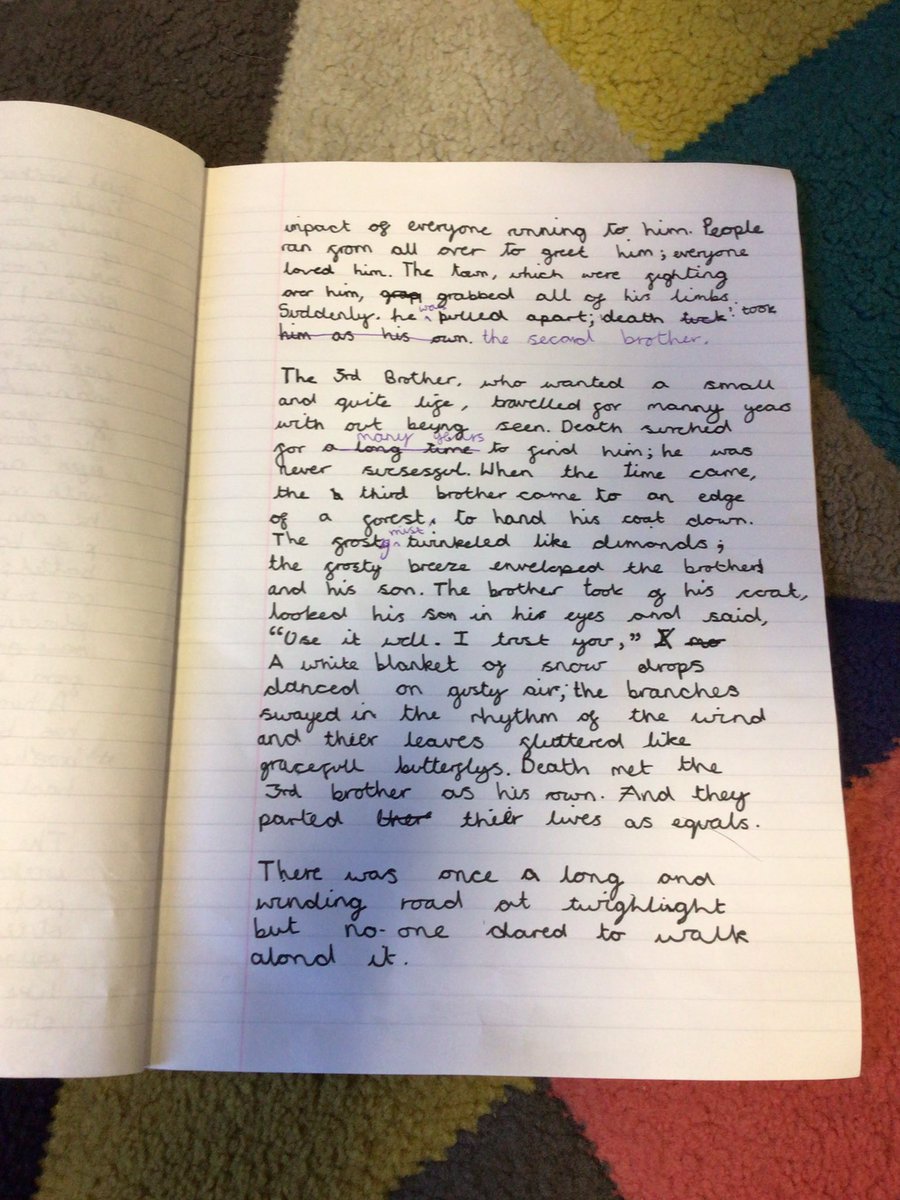 Hi, I am a huge fan of your writing; I have made my own version of the 3 brothers. My name is Neve and I hope you write back. 🙂