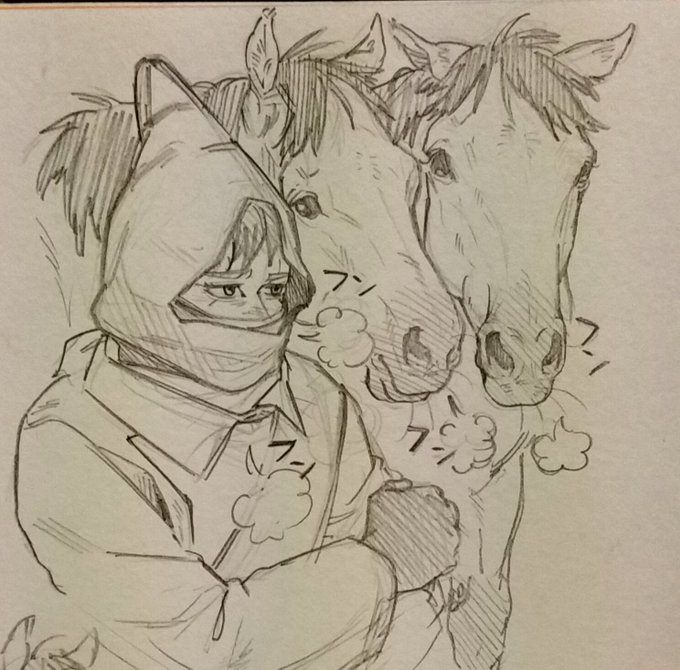 ここ数日で金カムを一気読みしました
馬もよく出てくるから嬉しい
頭巾ちゃんはかわいい 