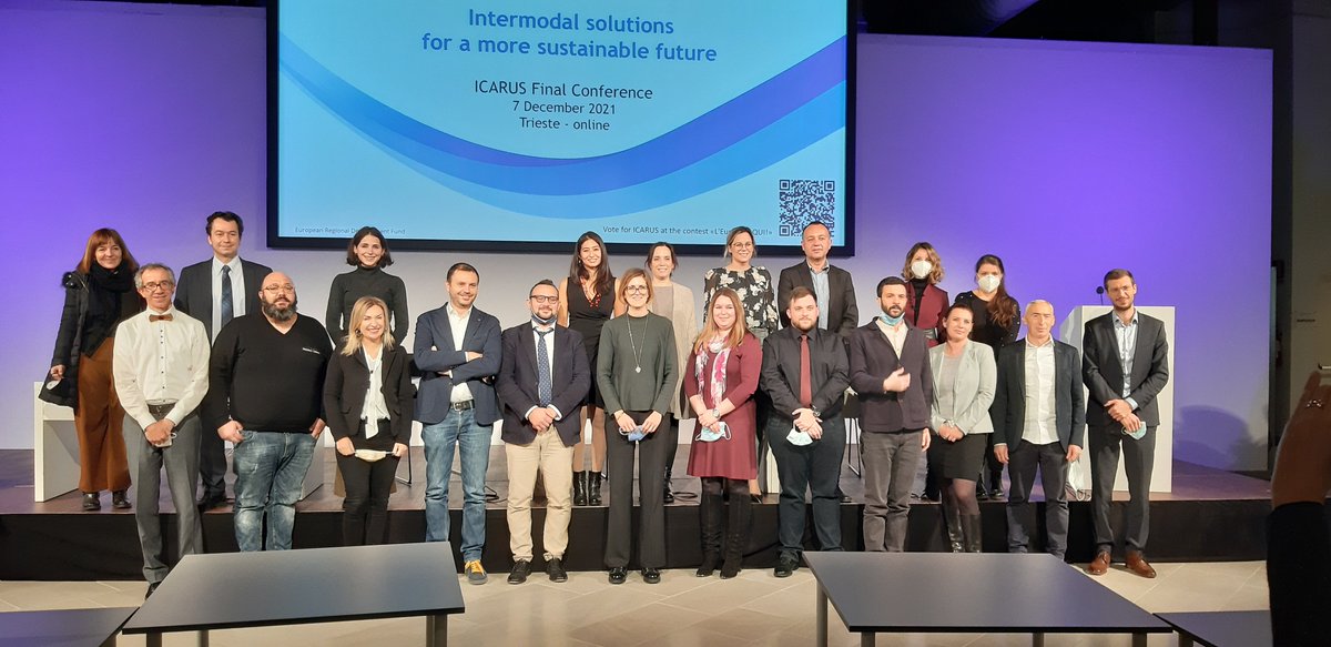 IcarusProject2's tweet photo. Thank you all for attending our final conference. It was a pleasure sharing with you our experiences, common challenges and lessons learned. May our achievements inspire others in developing new and more sustainable passenger solutions. @ItalyCroatia #sustainableTransport #Maas https://t.co/sMDQrCNJQO