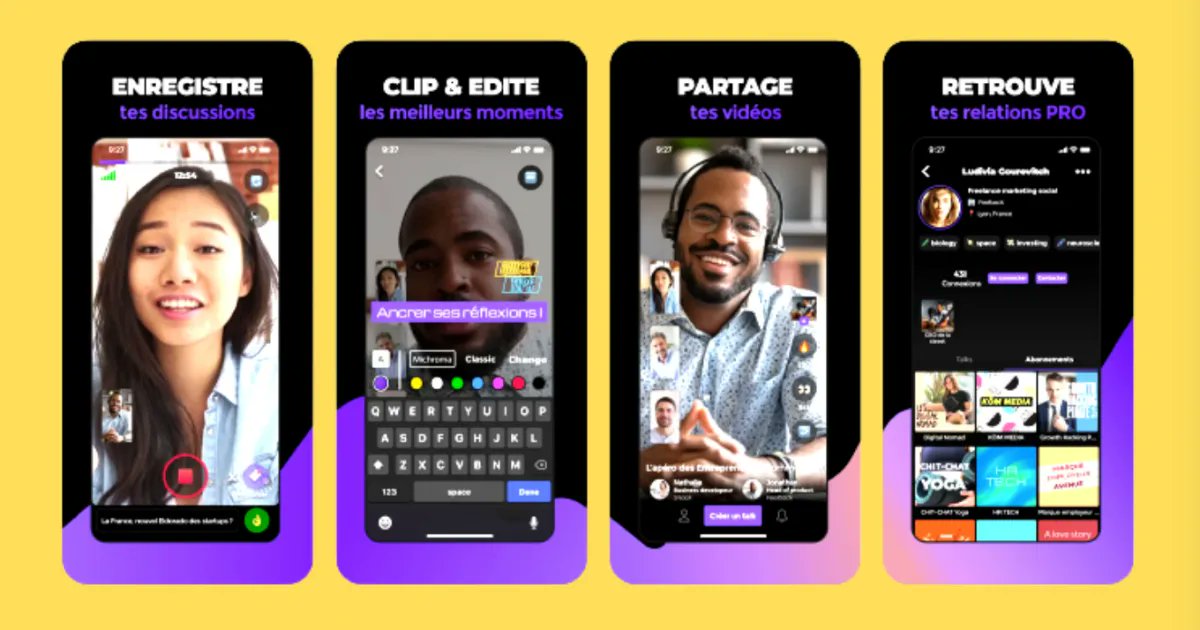 ChanPerco's tweet photo. #Feelback, le nouveau réseau social entre Linkedin et TikTok.
Feelback est un réseau social misant sur les vidéos sous forme d’interview pour partager ses expériences et se faire connaître du monde pro via @LADN_EU https://t.co/Dy0KviDofM https://t.co/IQrjhIyCGL