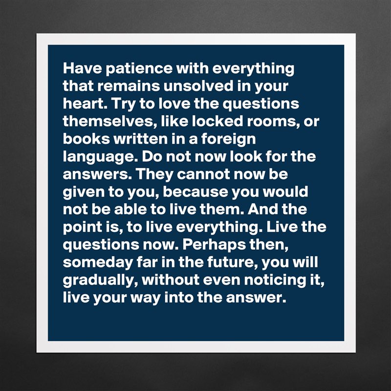RamyaMervin's tweet photo. Live the questions now 🔥🔥🔥 Someday day in future you will gradually , live your way into the answer❤️❤️❤️
What a beautiful thought ❣️
#rilkequotes #rainermariarilke #lifequotes #lettertoyoungpoet #havepatience #buildingmyself #liveyourquestions https://t.co/sOBgBt9TY2