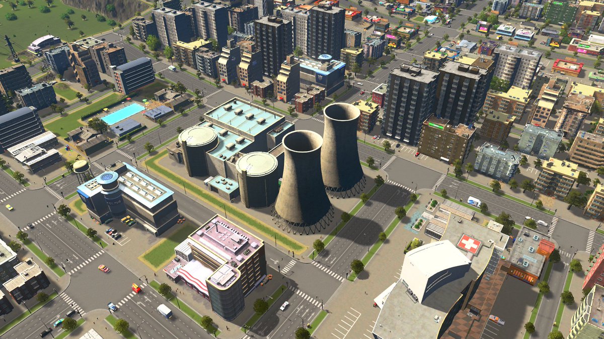 都市開発ゲームあるある 都市のど真ん中に原発 が恐ろしい やめろ 定番の配置 など Togetter