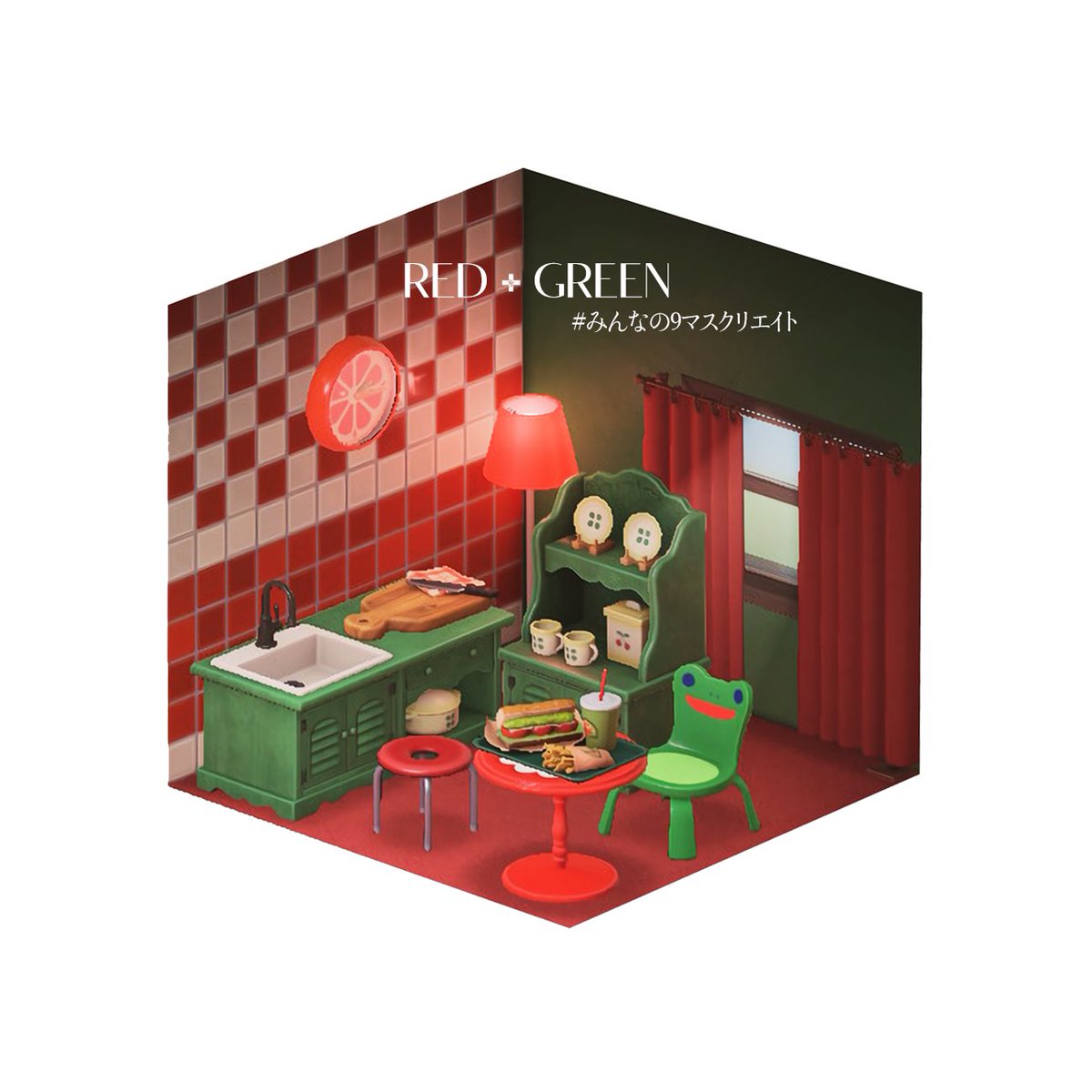 Joining the @WTRKN_acnh's 3x3 challenge #みんなの9マスクリエイト