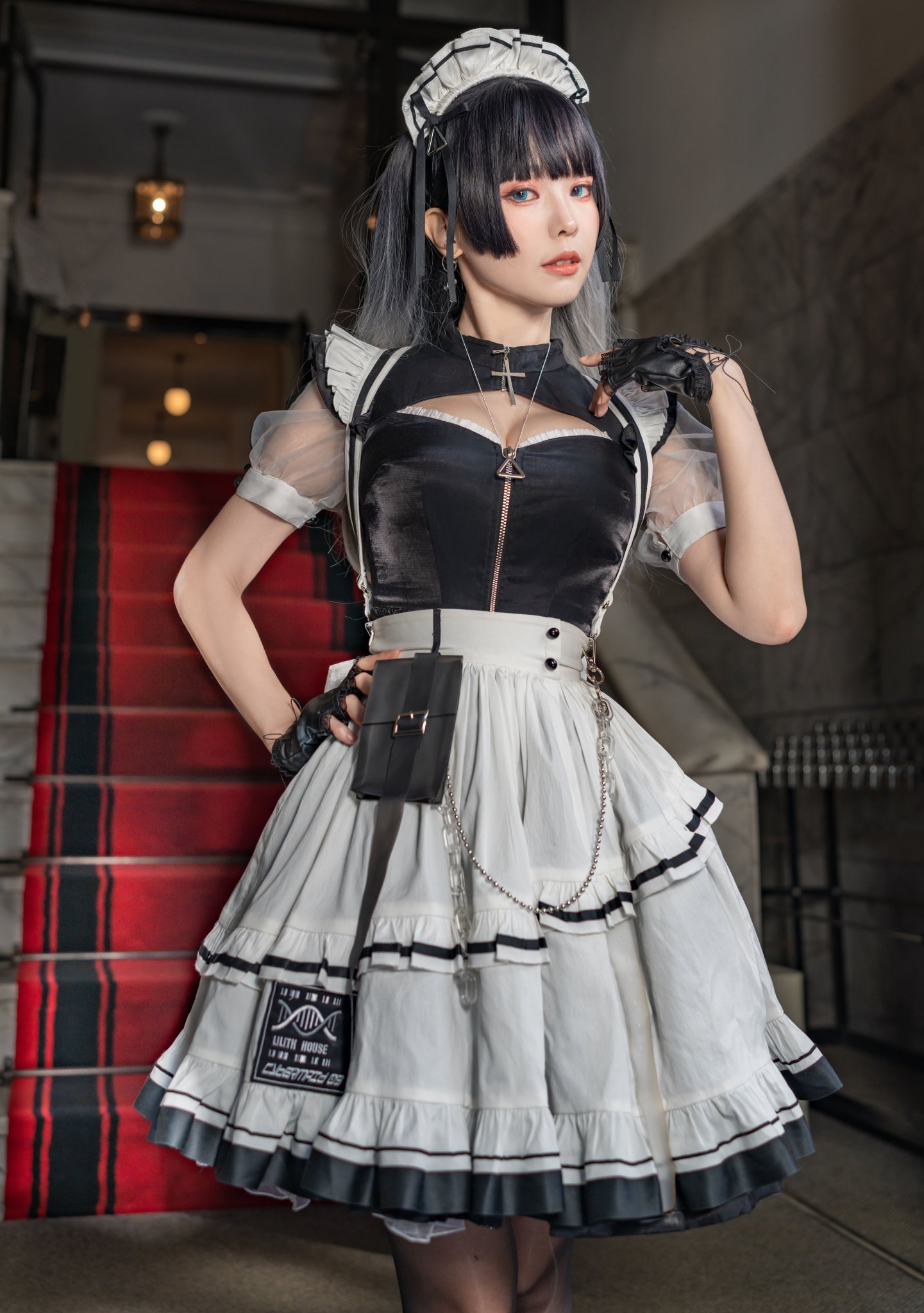20周年 アニバーサリーメイド ワンピース 20周年記念 アニバーサリーメイド コスプレ メイド服 | クリア