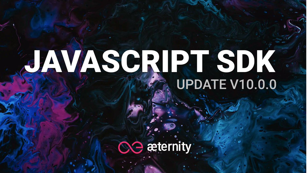 aeternity's tweet photo. A new major update of the #Javascript SDK for #æternity has been released along with the version 4 alpha of æproject which allows #developers to make use of the new devmode features! 

Developing æ just got easier!

More details on the updates: https://t.co/vFs2aV9Svw

$AE #Devs https://t.co/hBKQuOMhzT