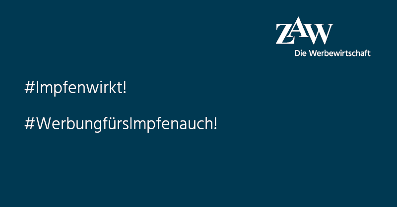 #ZusammengegenCorona Mehr Solidarität geht nicht: Die deutsche Werbewirtschaft wird kreativ für eine konzertierte Impfkampagne: x.com/Horizont/statu… und x.com/Horizont/statu…