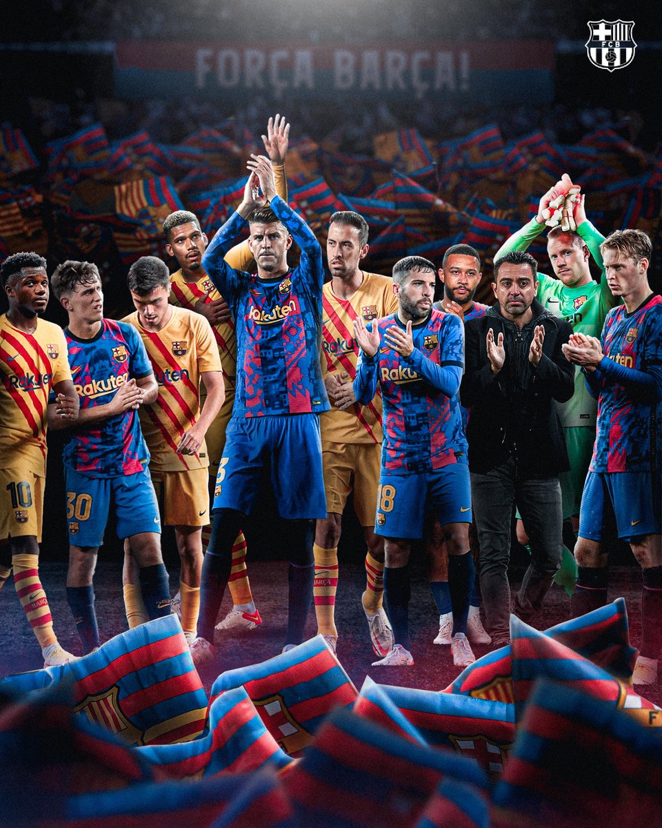 FCBarcelona_es's tweet image. ¡Ahora y siempre, força Barça!