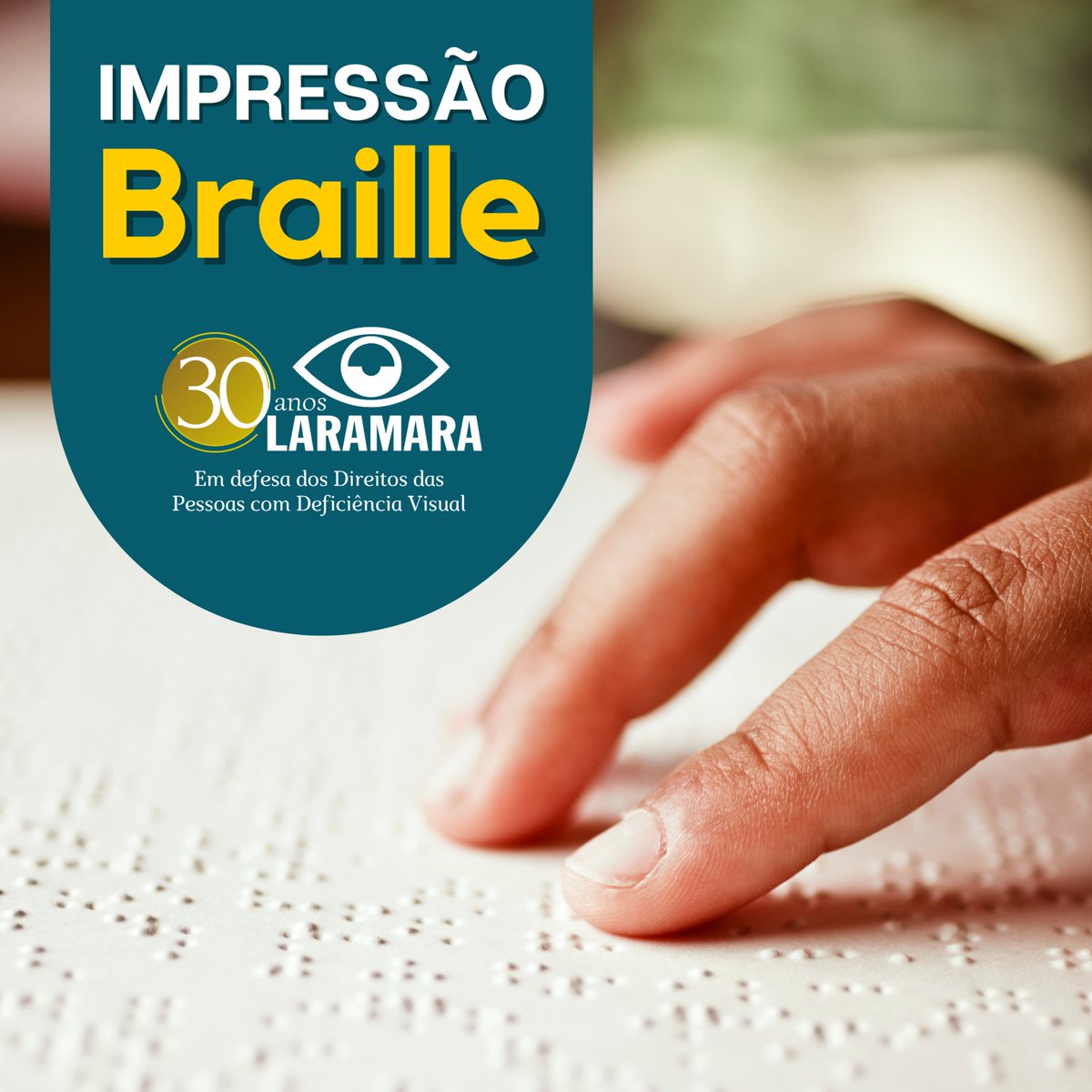 Impressão Braille na Laramara!
Você pode solicitar impressos em Braille para a sua empresa ou estabelecimento, tudo para deixar seu negócio mais acessível e inclusivo.

Acesse:laramara.org.br/sustentabilida… e solicite seu orçamento.

#Laramara #impressao #acessibilidade #inclusao