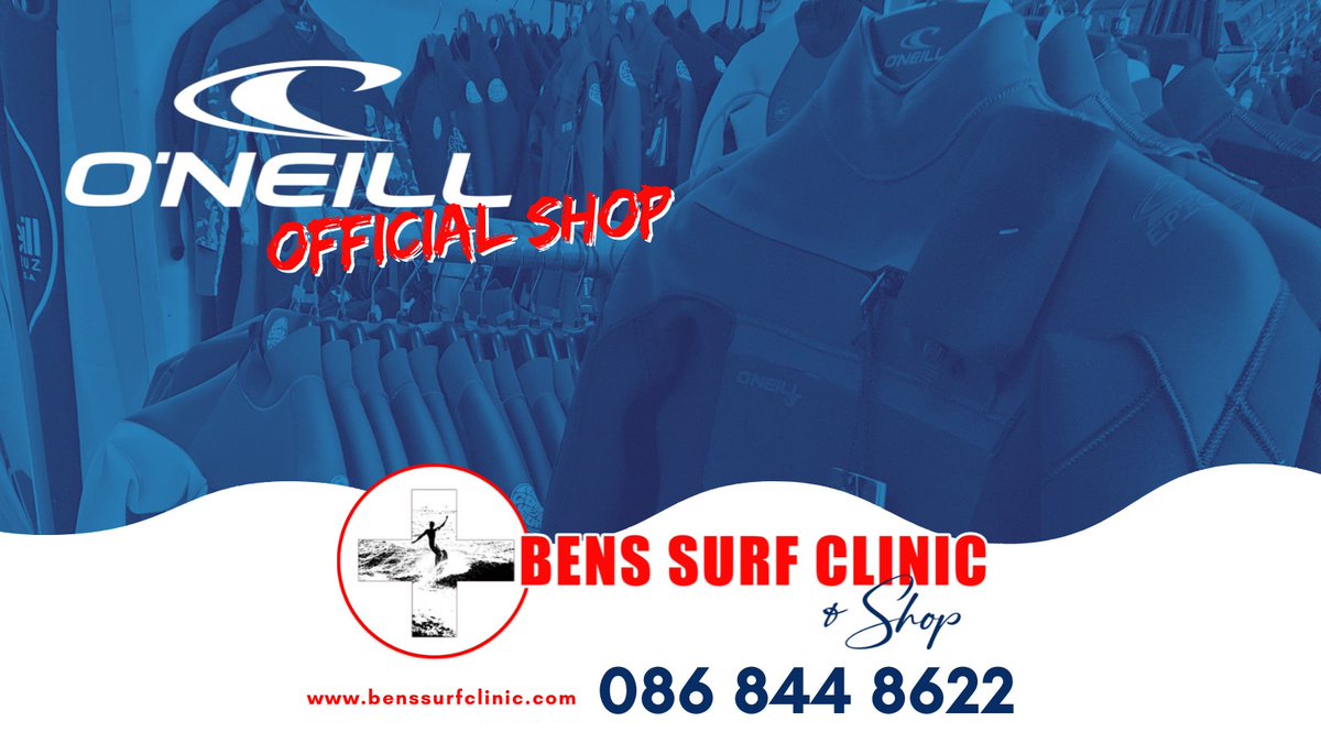 Buy O’Neill surfing accessories at our online surf store! We also sell premium surfing accessories, wetsuits, and gift vouchers in our online Surf Shop. 

Have a look at the shop by visiting jo.my/surfshop

Get in touch with us by calling 086 844 8622.