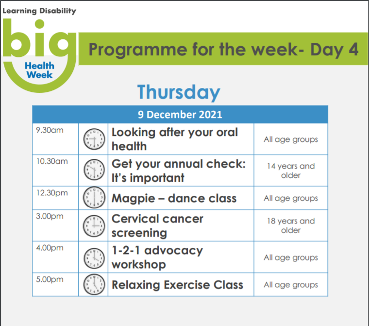 NHSSELondon's tweet photo. On Day 4 of #BigHealthWeek, we're running annual health checks and screenings throughout the day, and at 12.30pm it's time to get your dancing shoes on with @MagpieDance 💃🕺🎶

See you there 🤗
👉 https://t.co/5FyXcqZe3k

#SouthEastLondon #LearningDisabilities https://t.co/phblqJkb2q