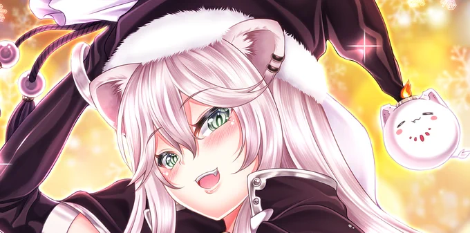ブラックサンタししろん描きました☆

しかしファンアートタグが反映されていない為、このリプにタグを紐付けておきました。ツリー元に全体絵がありますので是非ともご覧下さい!
#ししらーと 
