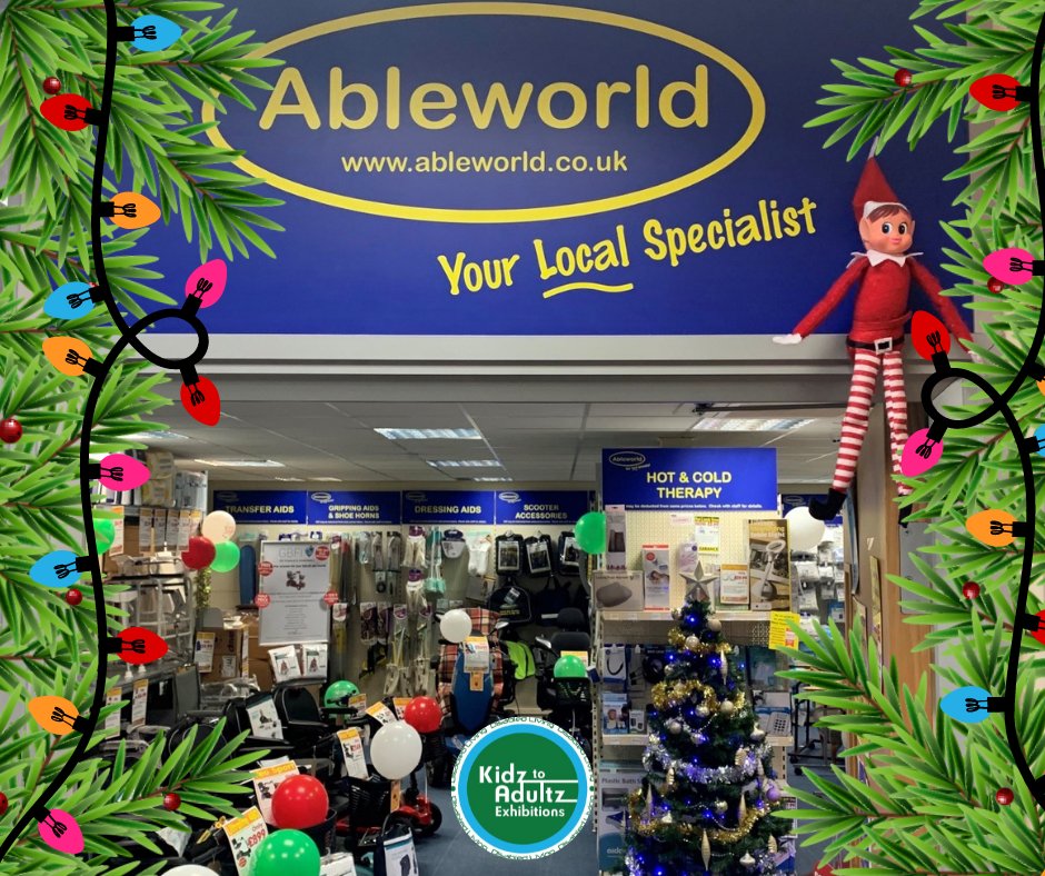 kidztoadultz's tweet image. Elfis was @AbleworldUK's first customer this Morning!

Did you know there's an Ableworld Store in Disabled Living's facility here in Salford! Click the Link for more Information:
salford.ableworld.co.uk

#elfonashelf #ableworld #kidztoadultz