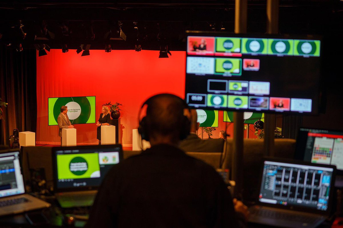 Start sessie van de inspiratiedag #omgevingswet. Met > 800 man digitaal publiek