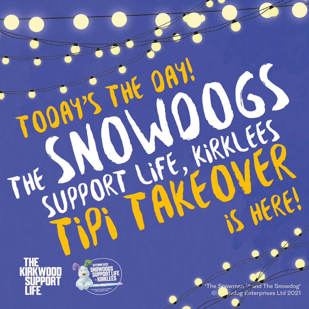 Today's the day!
Join us at 2pm today in St George's Square for a pawsome afternoon of festive activities and a special showing of the ‘The Snowman and the Snowdog’ at 3pm

This family friendly event is free to the public and we can wait to see you!