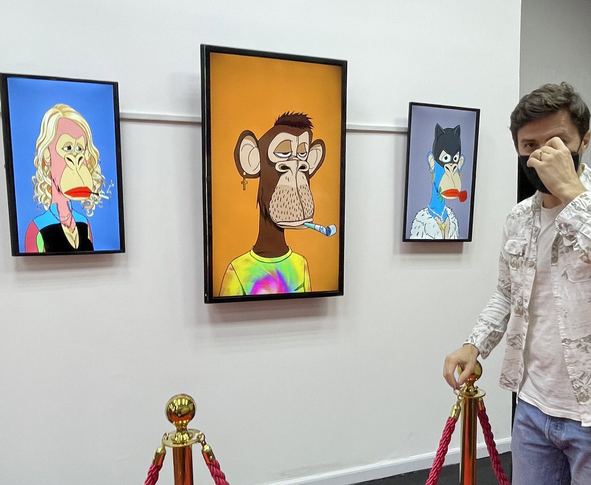 Visiting some cool #nftcollector  in Dubai✨