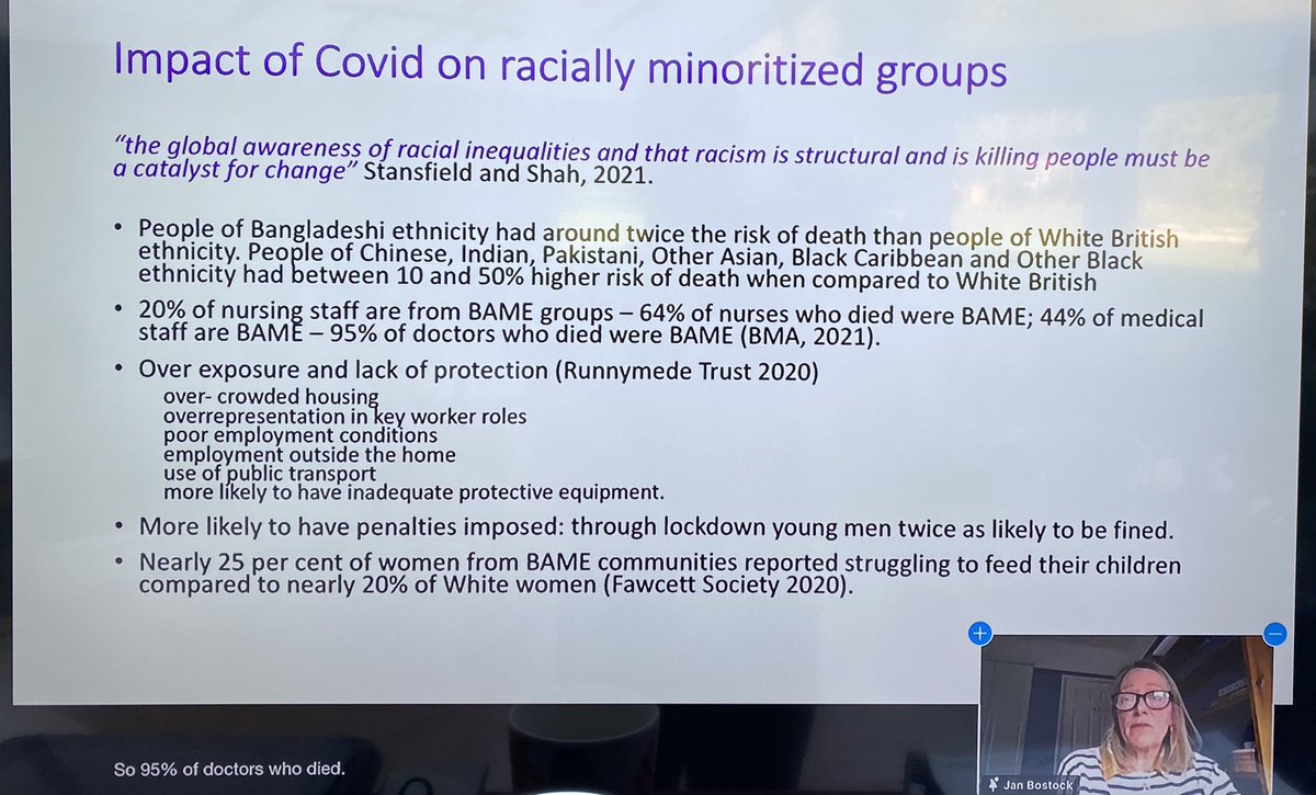 Sophie Holmes (@sophieclinpsy) on Twitter photo Intergenerational Trauma DCP Webinar- important reminder from Jan Bostock on structural racism, sexism, and awful impact on our colleagues from BAME groups during Covid <a href="/DCPSEC/">DCP South East</a> <a href="/DCPSouthWest/">DCP SouthWest</a> <a href="/DCP_London/">DCP London</a> <a href="/UKDCP/">Division of Clinical Psychology</a> <a href="/DCPYANDH/">DCP YORKS AND HUMBER</a> <a href="/KalpitaKunde/">Kalpita Kunde</a> Intergenerational Trauma DCP Webinar- important reminder from Jan Bostock on structural racism, sexism, and awful impact on our colleagues from BAME groups during Covid <a href="/DCPSEC/">DCP South East</a> <a href="/DCPSouthWest/">DCP SouthWest</a> <a href="/DCP_London/">DCP London</a> <a href="/UKDCP/">Division of Clinical Psychology</a> <a href="/DCPYANDH/">DCP YORKS AND HUMBER</a> <a href="/KalpitaKunde/">Kalpita Kunde</a>