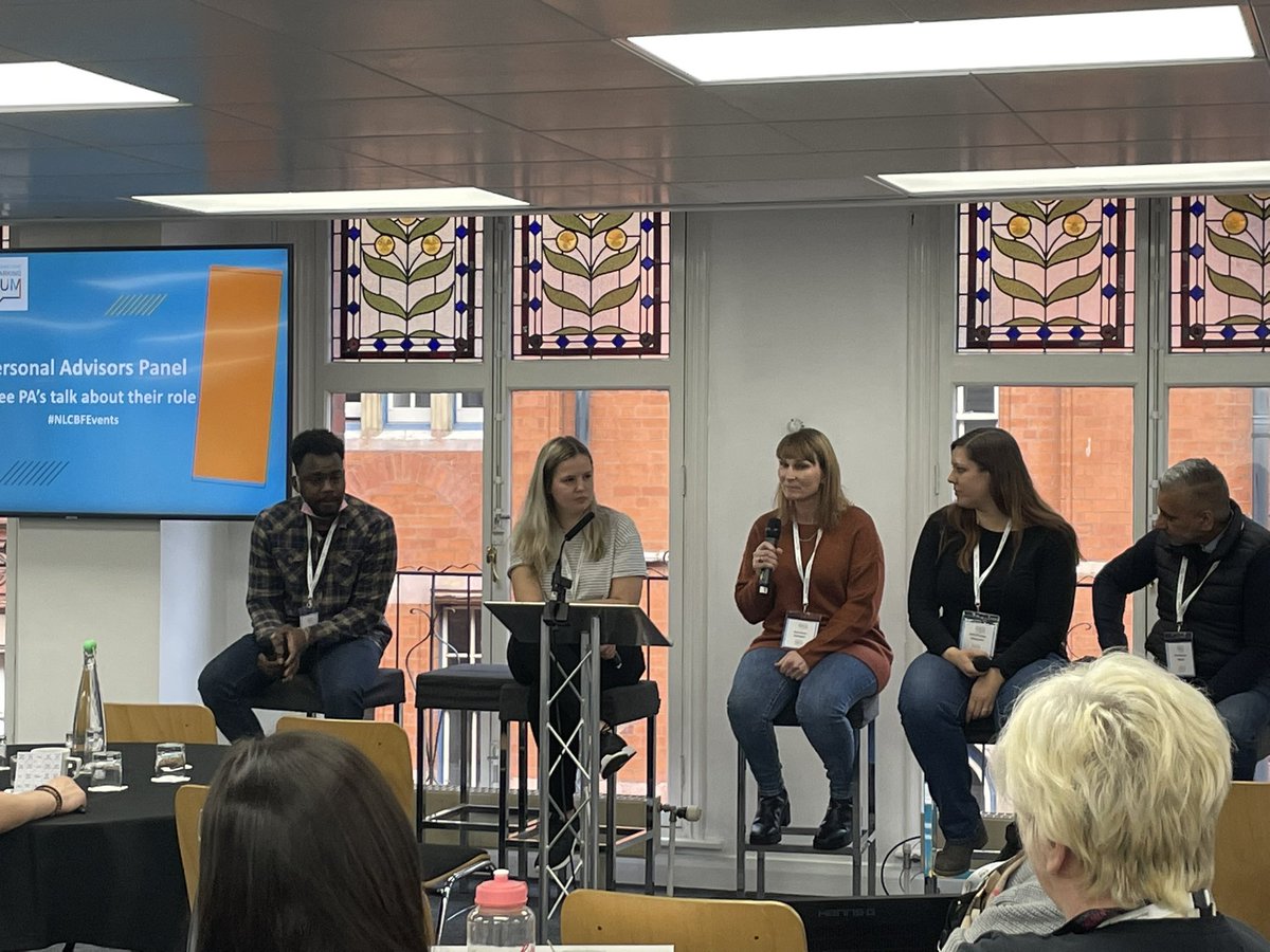 Thank you Faye, Vikki and Gurinder for being on the PA panel, talking about your roles supporting care experienced young people, hosted by <a href="/UmarCare/">Umar care leaver</a> and Vikki. #NLCBFEvents
