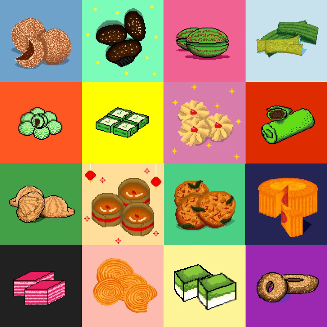 🥮 Pak Lang Choi Food Stall 🥮 

Season 1 : Malaysian Delicacies 🇲🇾 

1) Project Introduction
2) Phase 1 : Traditional Kueh Collection
3) Phase 2 : Malaysian Drinks
4) Phase 3 : Malaysian Meals
5) Phase 4 : Full Course Meals &amp; ‘Breeding’ Process
6) Season 1 Rewards &amp; Merchandise