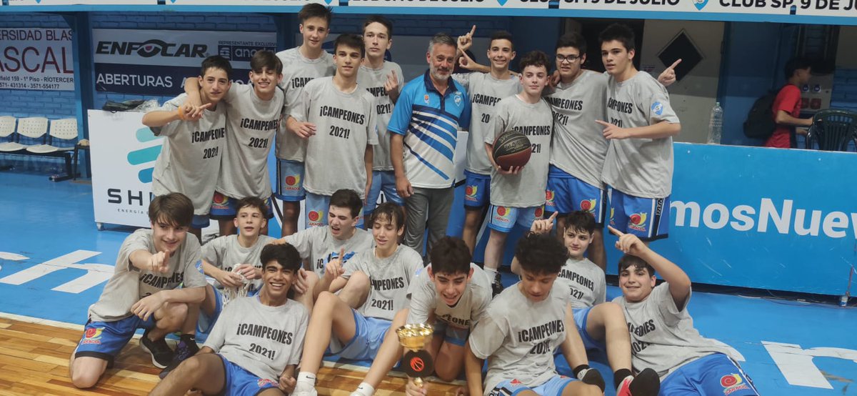 BasquetPlaneta's tweet photo. #ABRT @sp9dejulio también fue campeón del Asociativo en la categoría Sub-15 tras vencer en la final a Central Argentino 91-45. Ya se había coronado en Sub-19 y Sub-13. Buscará repetir con la Sub-17 el 17/12 vs @CARIBelgrano https://t.co/KKHVu5SDTB