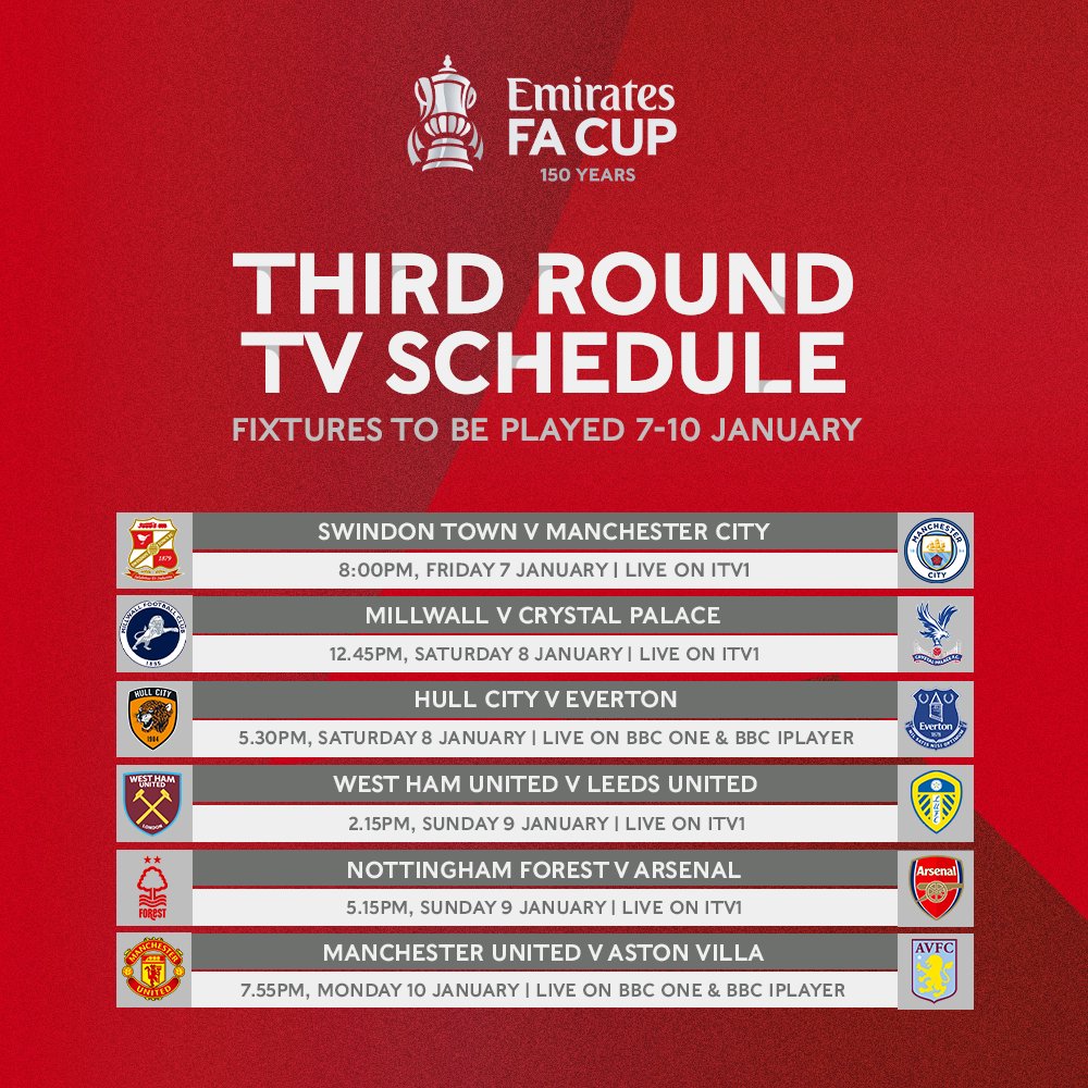 fa cup matches on tv