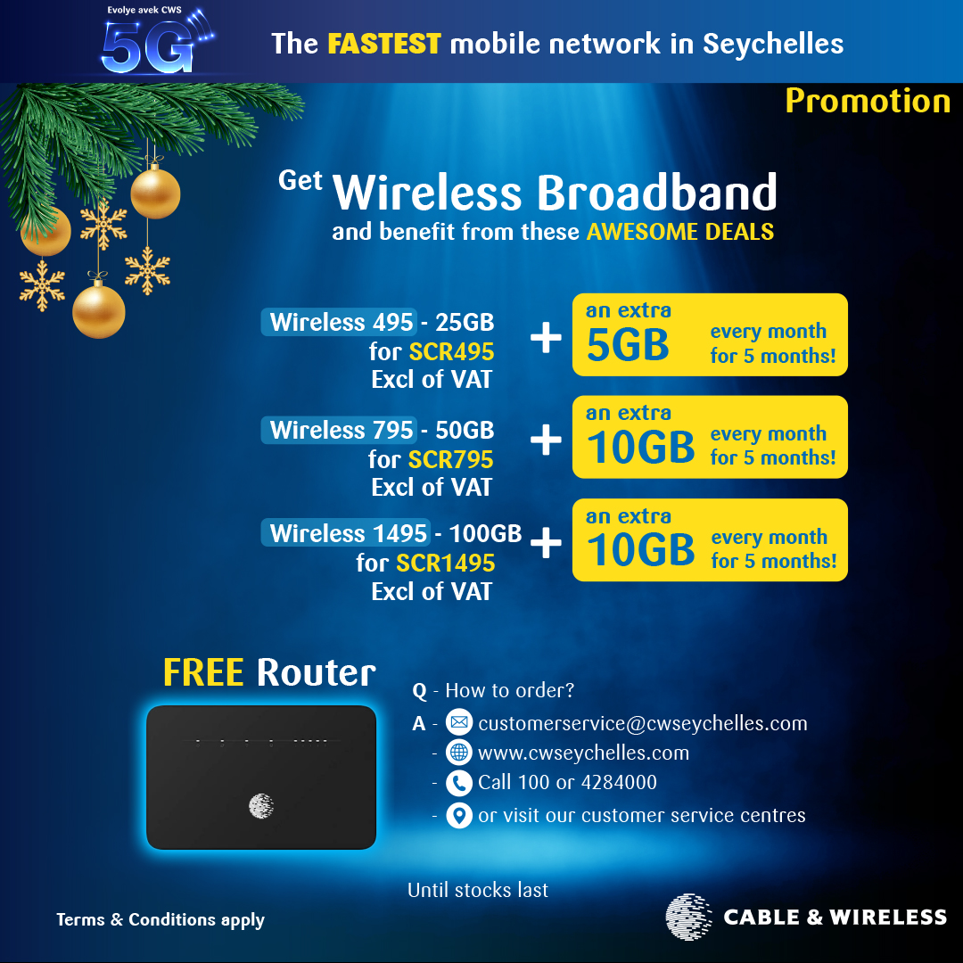 Cable & Wireless Seychelles (cwsesel) Twitter