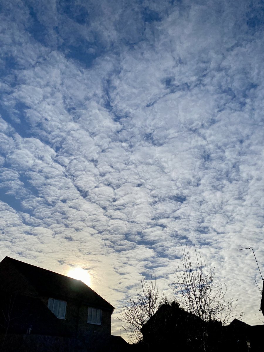 Ooohh…. Enough blue sky to make a pair of cat’s trousers! And what is that bright object in the sky! ☀️ Been missing for a while, welcome back to Northampton! @NNweather @bbcweather @NNskies @StormHour @ChrisPage90 @EarthandClouds #WeatherWatchers